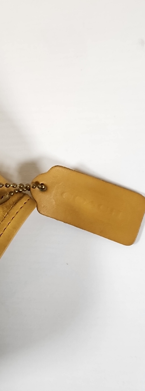 Vintage Coach Yellow Bixby Sling #9984 - Picture 7 of 13